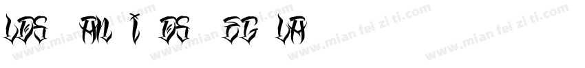 Los Banditos Regular字体转换